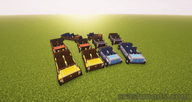 RIAutomobility – Automobility Addon with New Vehicles and Datapack Frames Minecraft mod screenshot