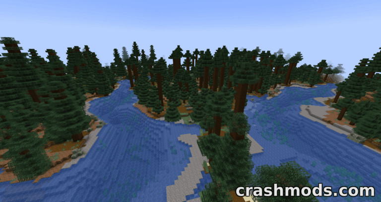 River Redux – Sandy Gravelly and Tropical River Biomes Minecraft mod screenshot