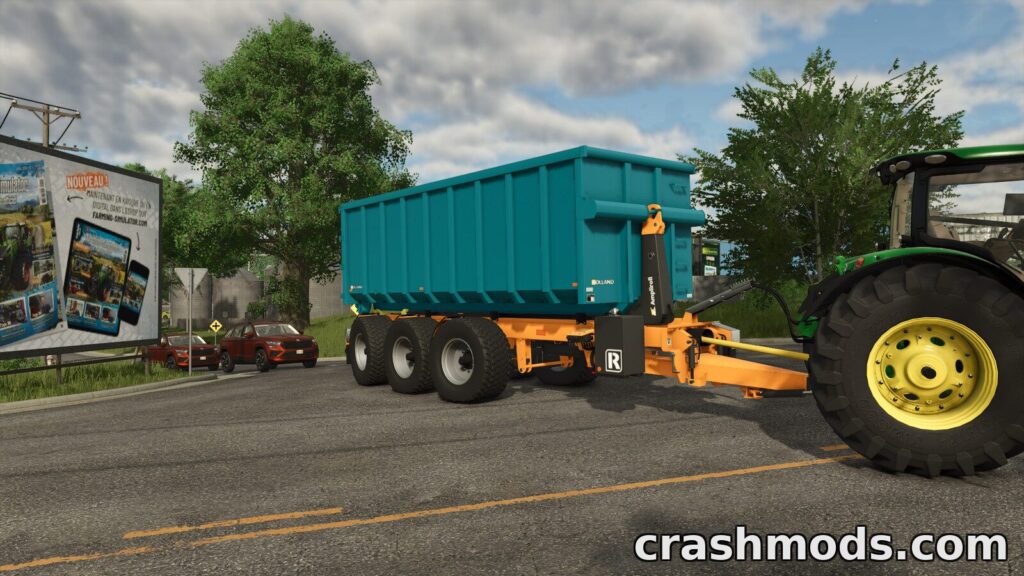 Rolland Ampliroll Pack – Changing System with 3 Containers Farming Simulator 25 mod screenshot