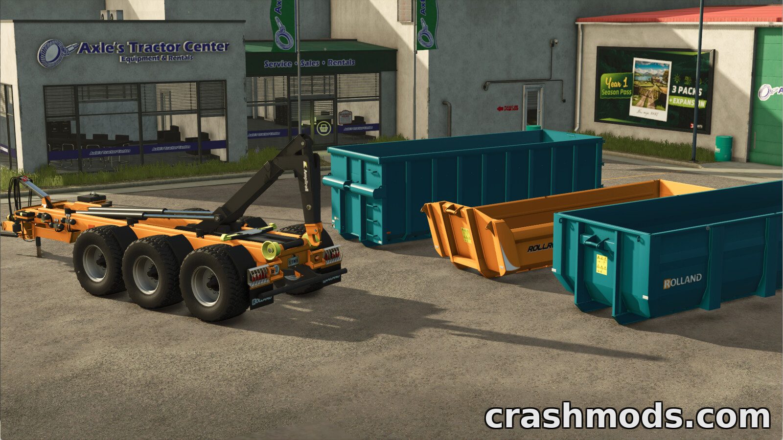 Rolland Ampliroll Pack – Changing System with 3 Containers – screenshot 2