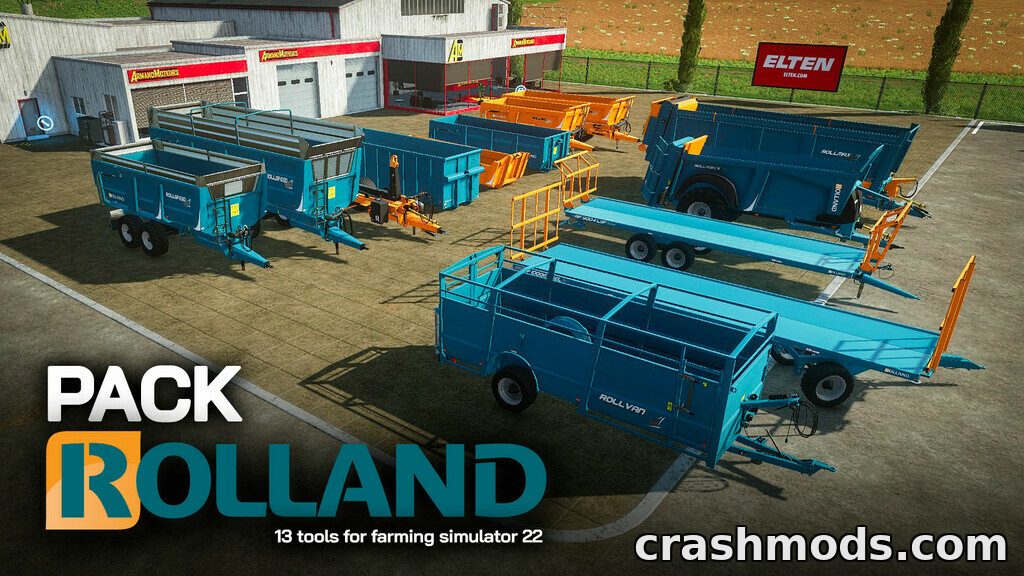 Rolland Pack – 10 French Trailers and 3 Containers – screenshot 2