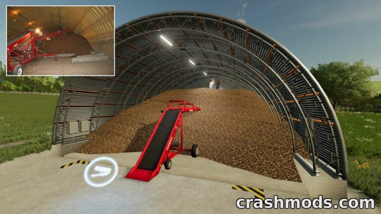 Root Crop Storage – 800,000 l Potato and Beet Store Farming Simulator 22 mod screenshot