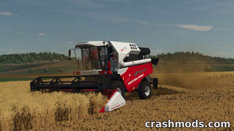 Rostselmash Nova 330 – Combine with Header Pack Farming Simulator 25 mod screenshot