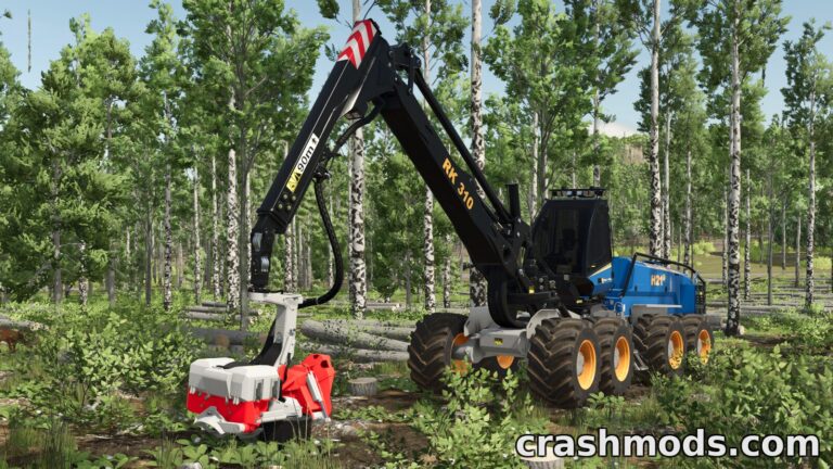 Rottne H21D Steep Slope Pack – Forestry Harvesters and Winch Farming Simulator 25 mod screenshot