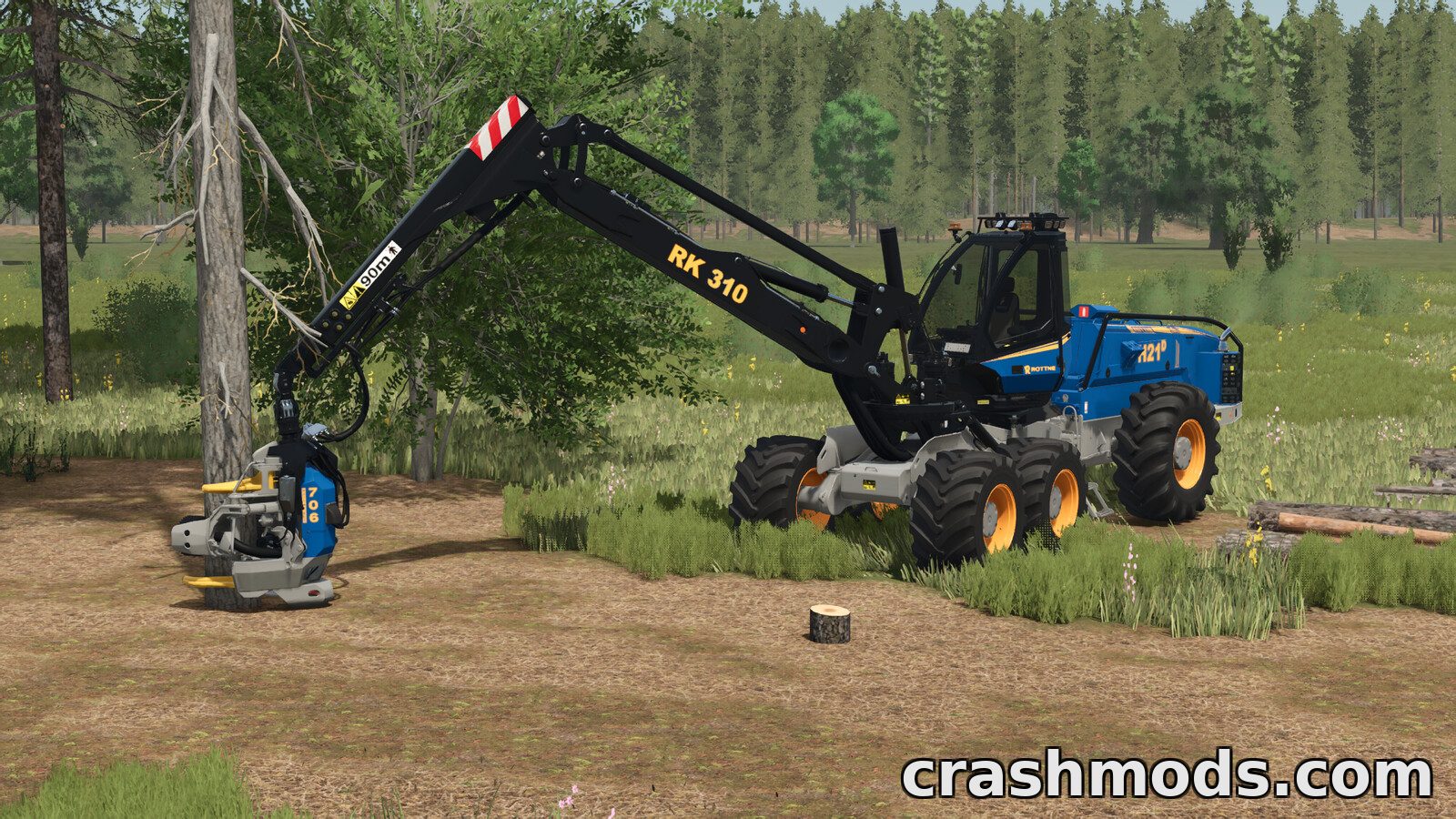 Rottne H21D Steep Slope Pack – Forestry Harvesters and Winch – screenshot 2