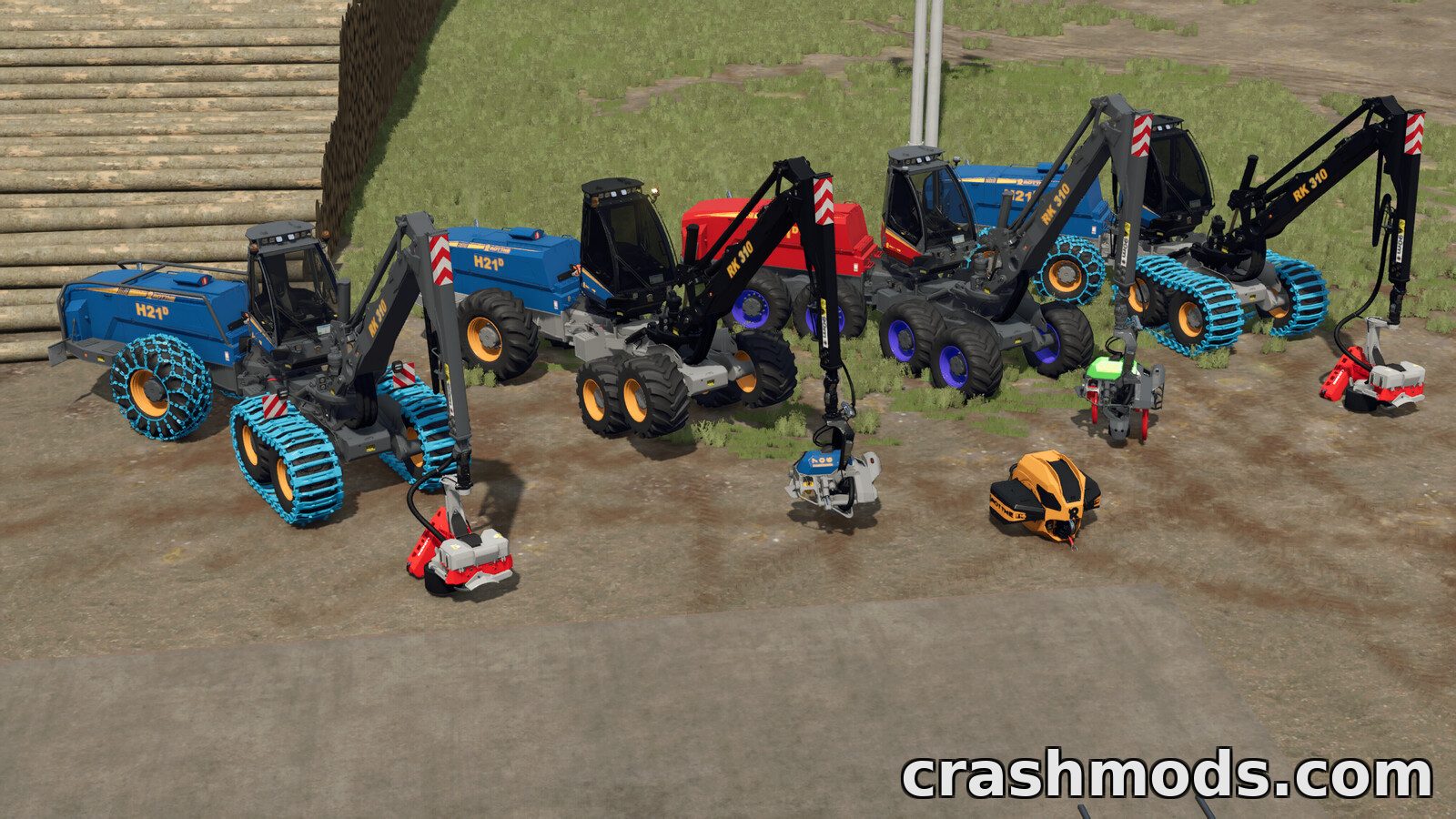 Rottne H21D Steep Slope Pack – Forestry Harvesters and Winch – screenshot 3
