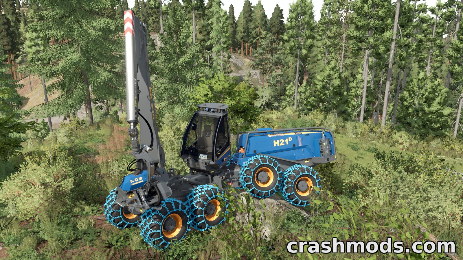 Rottne H21D Steep Slope Pack – Forestry Harvesters and Winch – screenshot 4