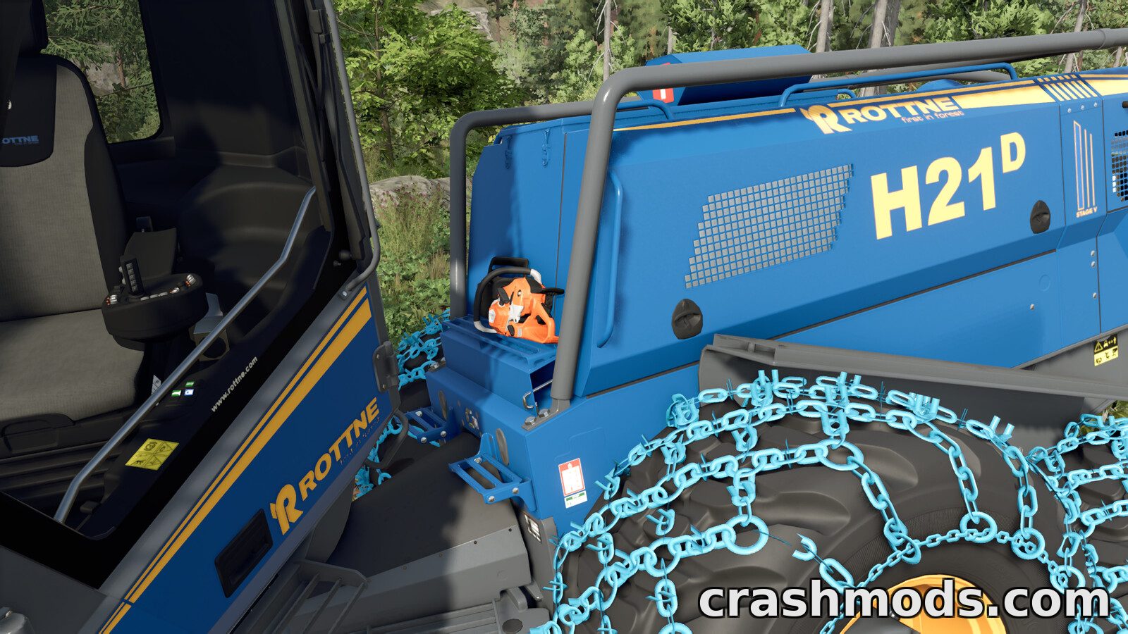 Rottne H21D Steep Slope Pack – Forestry Harvesters and Winch – screenshot 5