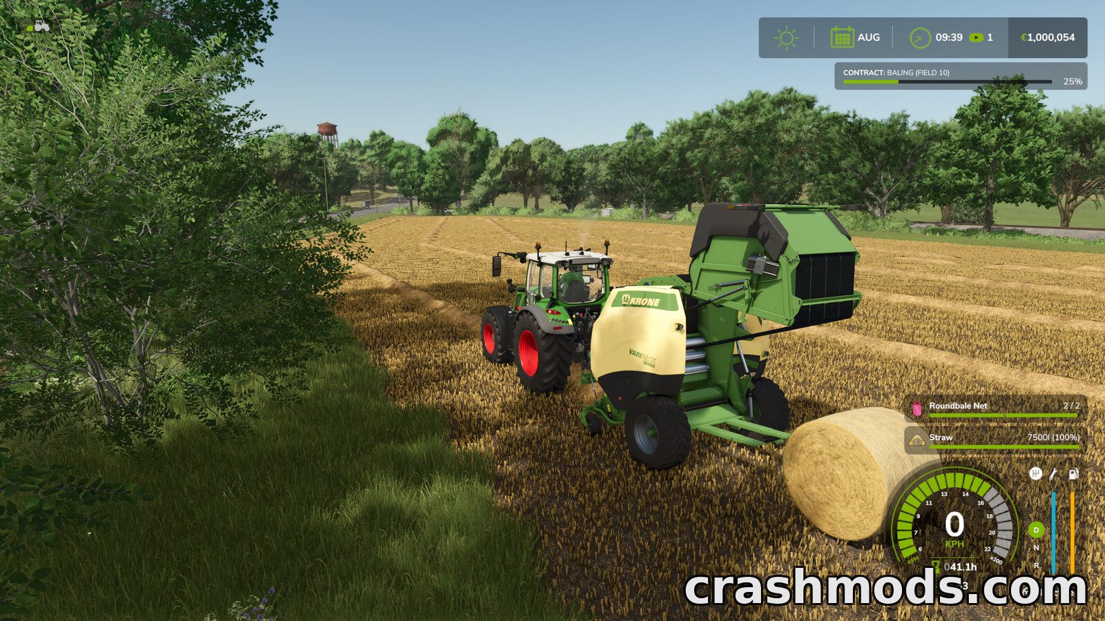 Round Baler Extension – Auto Stop and Wrapper Script – screenshot 2