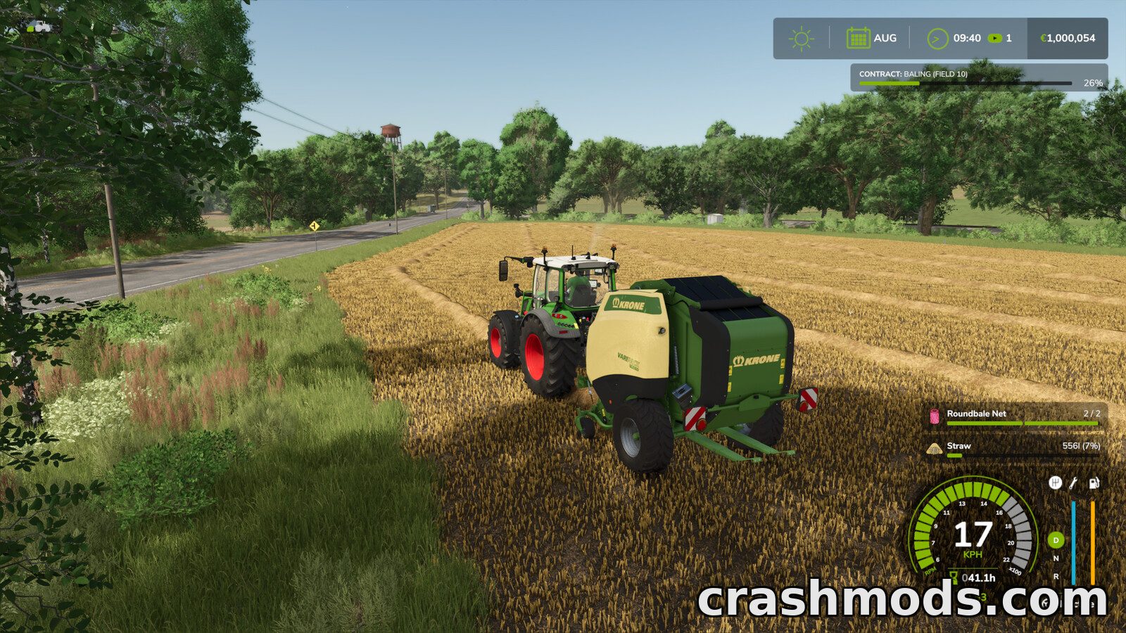 Round Baler Extension – Auto Stop and Wrapper Script – screenshot 3