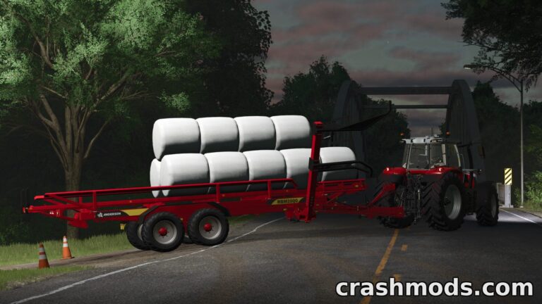 Rounder Wrapped Round Bales – Realistic Bale Shapes Farming Simulator 25 mod screenshot