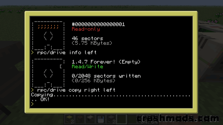 rpcDrive – RedPower 2 Disk Drives for ComputerCraft Computers Minecraft mod screenshot