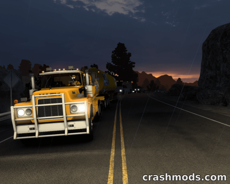 RSH Mack R Rigid Addon – Tanker Body for Harven’s Mack R American Truck Simulator mod screenshot
