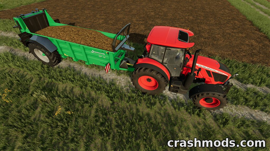 Samson SP14/17 – 13,600 and 16,900 l Manure Spreader Farming Simulator 22 mod screenshot