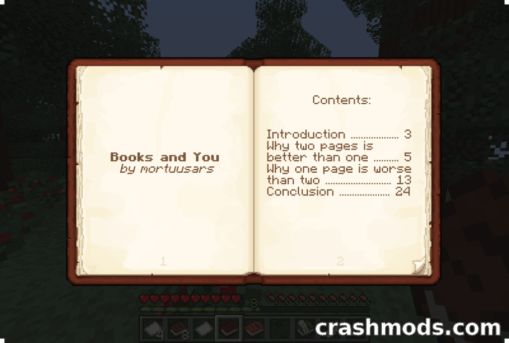 Scholar – Two-Page Book Editing and Colored Books Minecraft mod screenshot