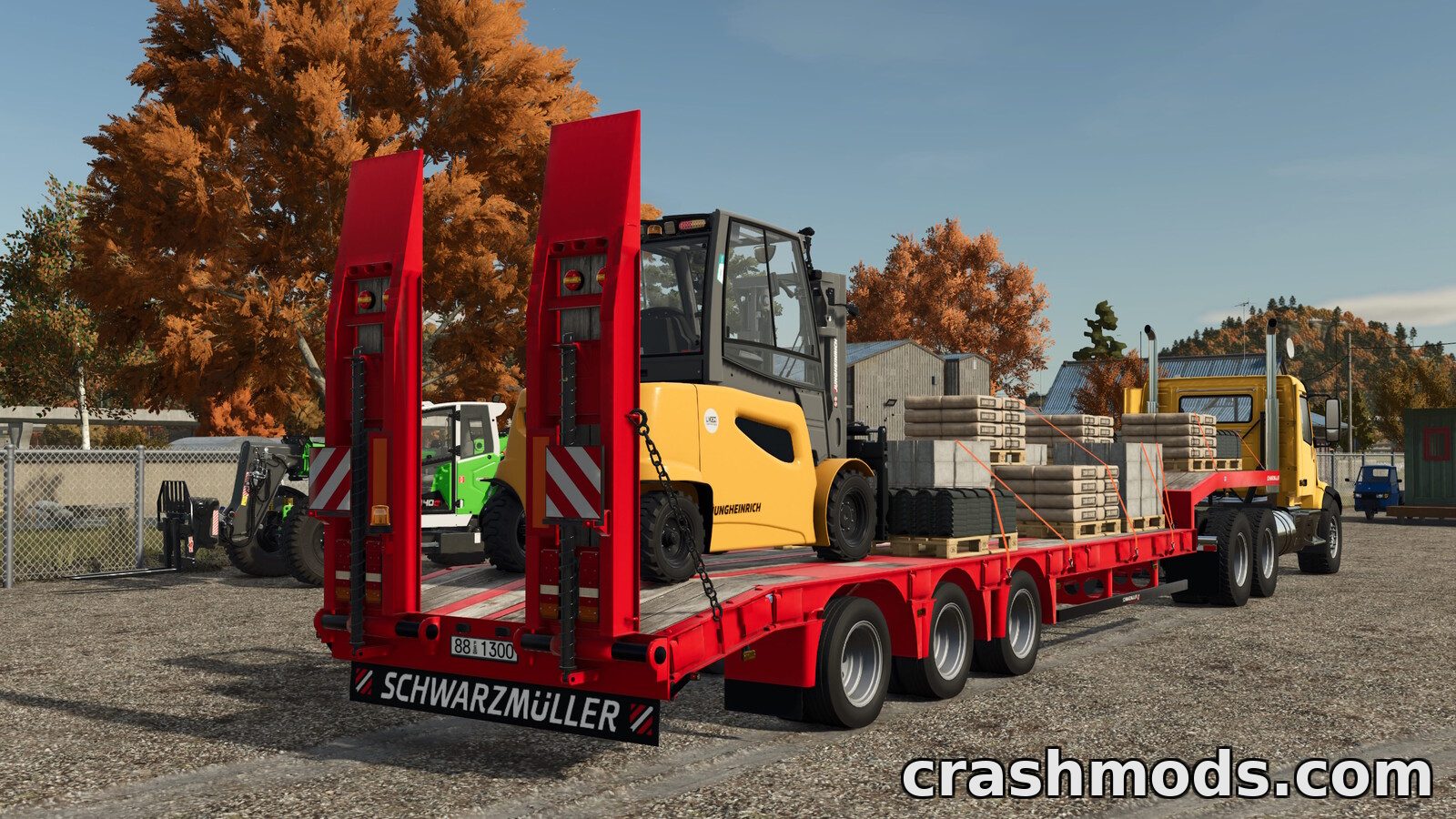 Schwarzmueller 3 Axle Low Loader – Machinery Trailer – screenshot 2