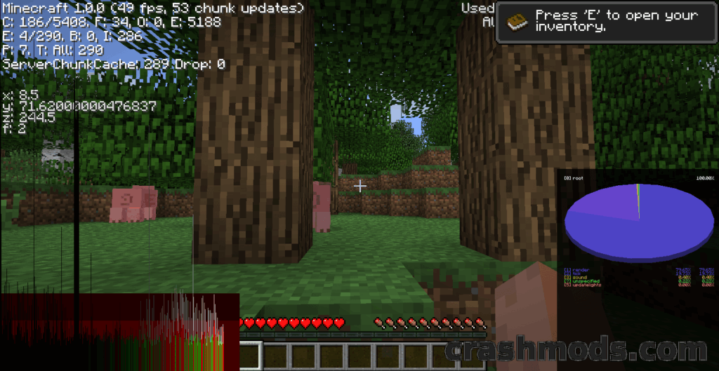 Seedless – Hide the World Seed in the Debug Screen Minecraft mod screenshot