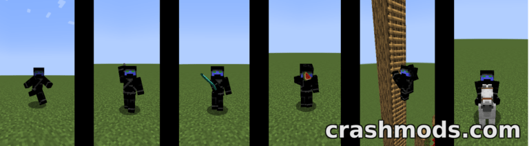 Serious Player Animations – Client-Side Player Animation Overhaul Minecraft mod screenshot