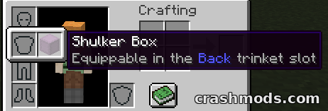 Shulker Box Slot – Back Accessory Slot for Instant Shulker Access – screenshot 2