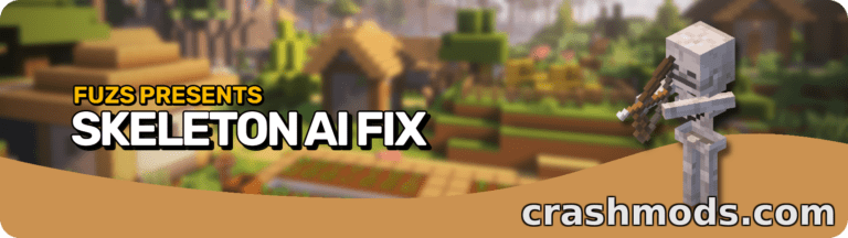 Skeleton AI Fix – Skeletons That Stand Their Ground and Shoot Faster Minecraft mod screenshot