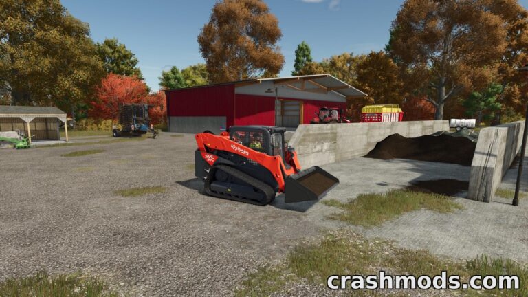 Skid Steer Tool Pack – Mower and Shovel Attachments Farming Simulator 25 mod screenshot