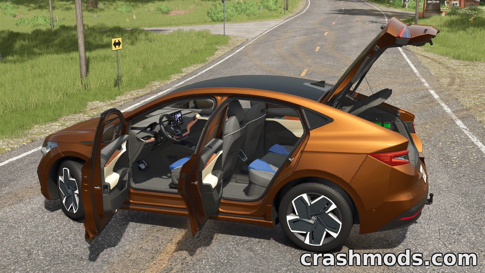 Skoda Enyaq Coupe Plus – 299 hp Car with Police Skins – screenshot 5