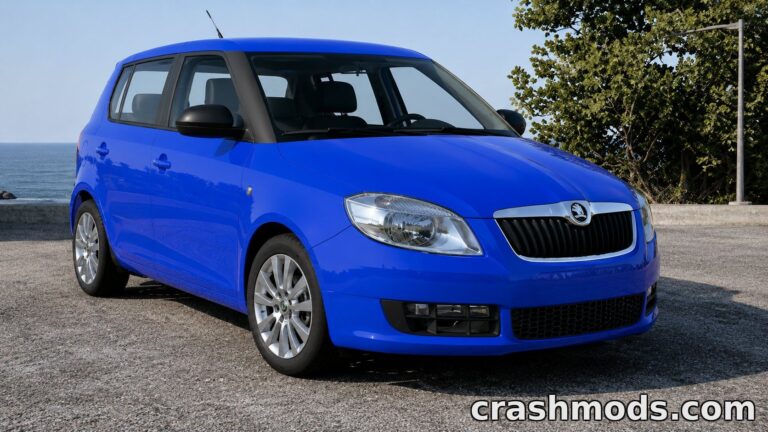 Skoda Fabia II 2006–2009 – 38 Configs with PBR Lighting BeamNG.drive mod screenshot