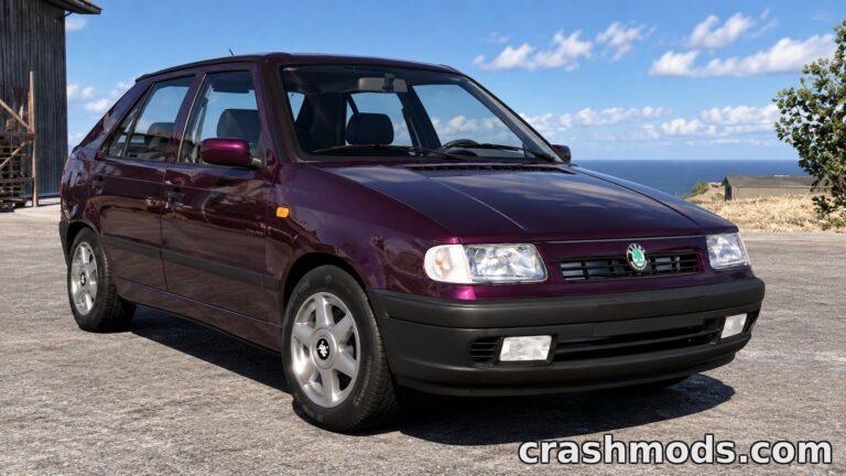 Skoda Felicia Hatchback P9 showcased in a vibrant purple, featuring detailed exterior and customizable options.