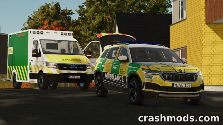 Skoda Kodiaq – Civilian and Emergency Service Car Farming Simulator 25 mod screenshot