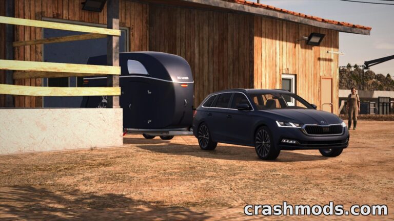 Skoda Octavia Estate Style – 150 hp Passenger Car Farming Simulator 25 mod screenshot