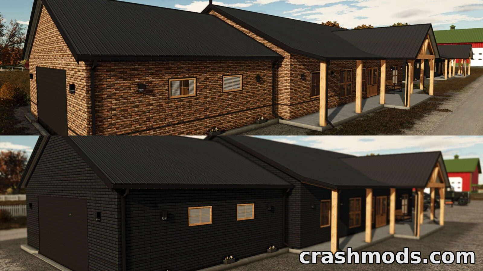 Small Barndominium – Farmhouse with Double Garage – screenshot 1