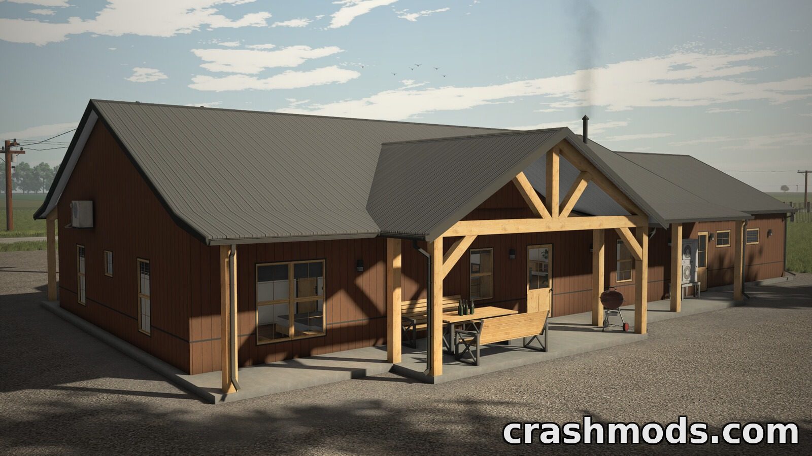 Small Barndominium – Farmhouse with Double Garage – screenshot 4