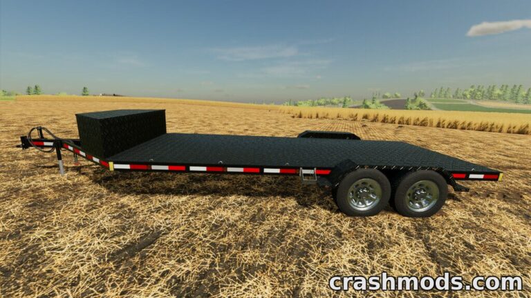 Small Flatbed Autoload Trailer – 5-in-1 Bale Autoloader Farming Simulator 22 mod screenshot