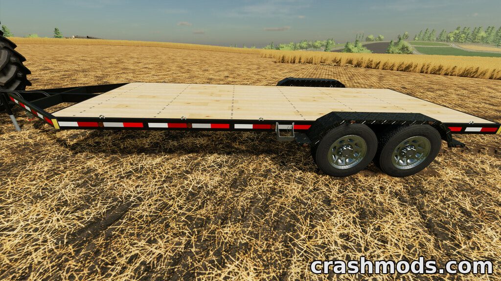 Small Flatbed Autoload Trailer – 5-in-1 Bale Autoloader – screenshot 2