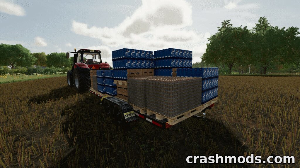 Small Flatbed Autoload Trailer – 5-in-1 Bale Autoloader – screenshot 4