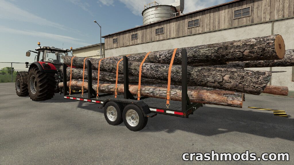 Small Flatbed Autoload Trailer – 5-in-1 Bale Autoloader – screenshot 6