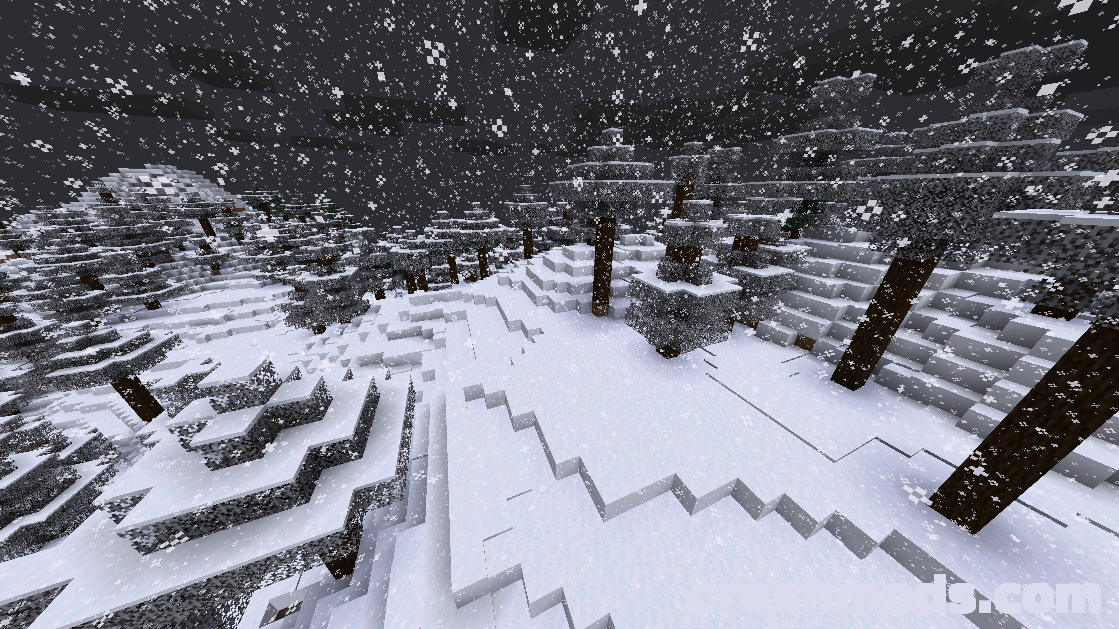 SnowyLeavesPlus – Leaves That Slowly Turn White While It Snows – screenshot 2