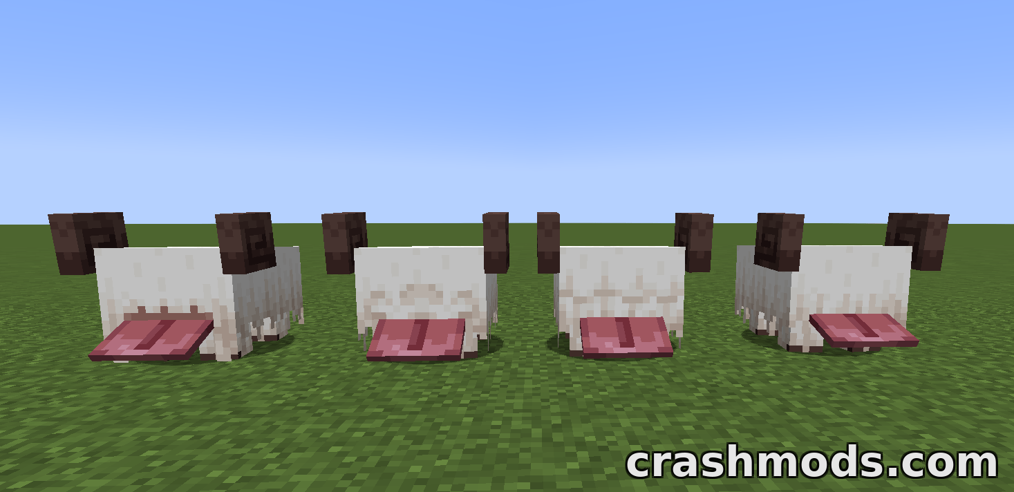 Snuffles (Fabric) – Fluffy Snow Biome Mob with Shearable Frosty Fur – screenshot 2