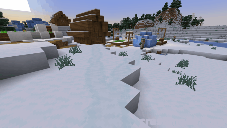 Soft Imprints – Client-Side Footprint Trails in Snow and Sand Minecraft mod screenshot