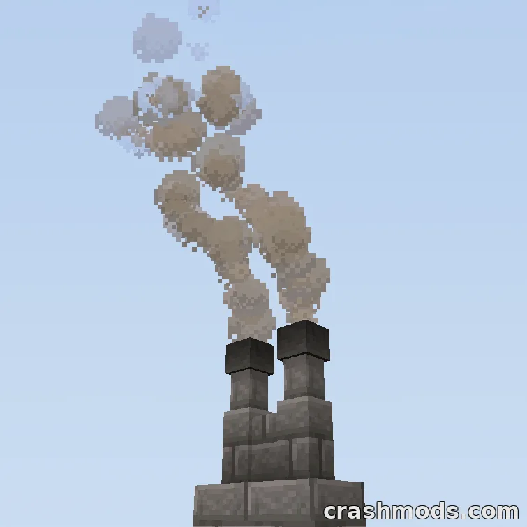 Sooty Chimneys for Fabric – Chimney Blocks with Wind-Driven Smoke – screenshot 3