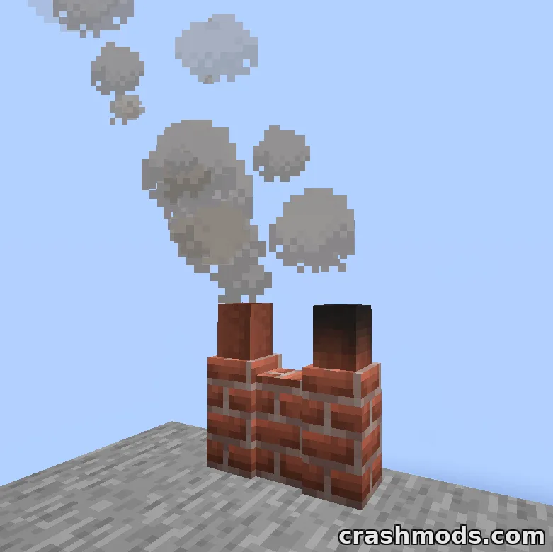 Sooty Chimneys for Fabric – Chimney Blocks with Wind-Driven Smoke – screenshot 4