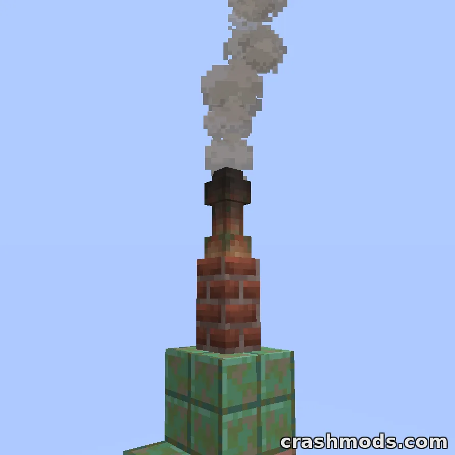 Sooty Chimneys for Fabric – Chimney Blocks with Wind-Driven Smoke – screenshot 5