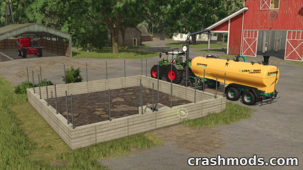 Square Slurry Storage – 150000 l Manure Tank Farming Simulator 25 mod screenshot
