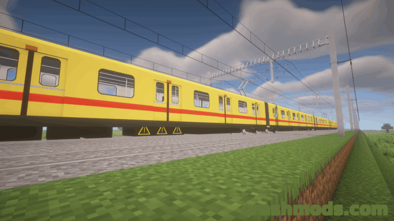 Station Decoration – Catenary and Railway Station Decor Add-on Minecraft mod screenshot