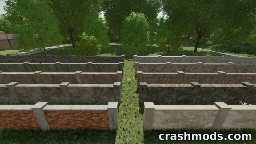 Stone Walls – 20 Paintable Walls for Build Mode – screenshot 2