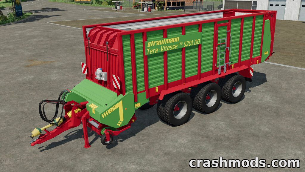 Strautmann Tera-Vitesse CFS 5201 DO – 50,000 l Forage Wagon Farming Simulator 22 mod screenshot