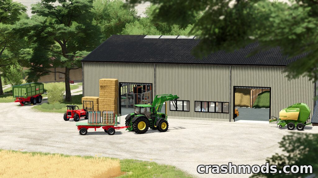 Straw Harvest Pack – Krone Premos 5000 Pellet Harvester and Balers – screenshot 3