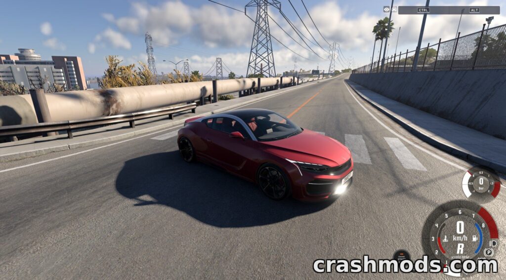 Temporal Anti-Aliasing – TAA with In-Game Settings Menu BeamNG.drive mod screenshot