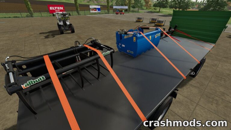 Tensionbelt Support – Straps for Loader Tools Farming Simulator 22 mod screenshot