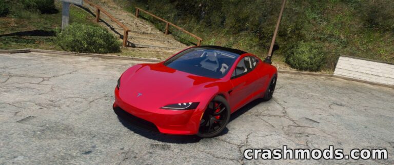 Tesla Roadster 2020 – Add-On Electric Sports Car Grand Theft Auto 5 mod screenshot